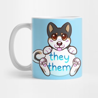 Doggy Pronouns - They/Them Mug